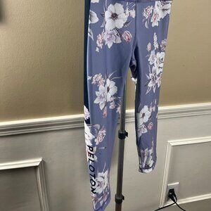 NWT Peloton x Wear It To Heart Wild Flower High-Rise Capri Legging - Medium